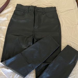 Express black jeans (leather like)